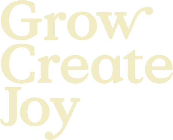 Grow Create Joy logo