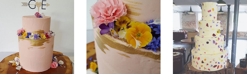 Our edible flowers used by Yummy Little Cakes